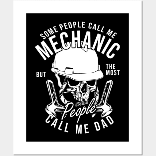 Mechanic Dad Posters and Art